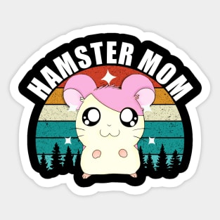 Hamster mom - Anime style Hamster Lover Sticker